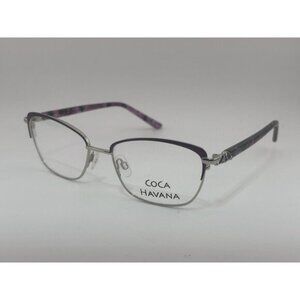 COCO HAVANA - CH953 PURPLE / SILVER 52-17140 Marble Glasses Frames